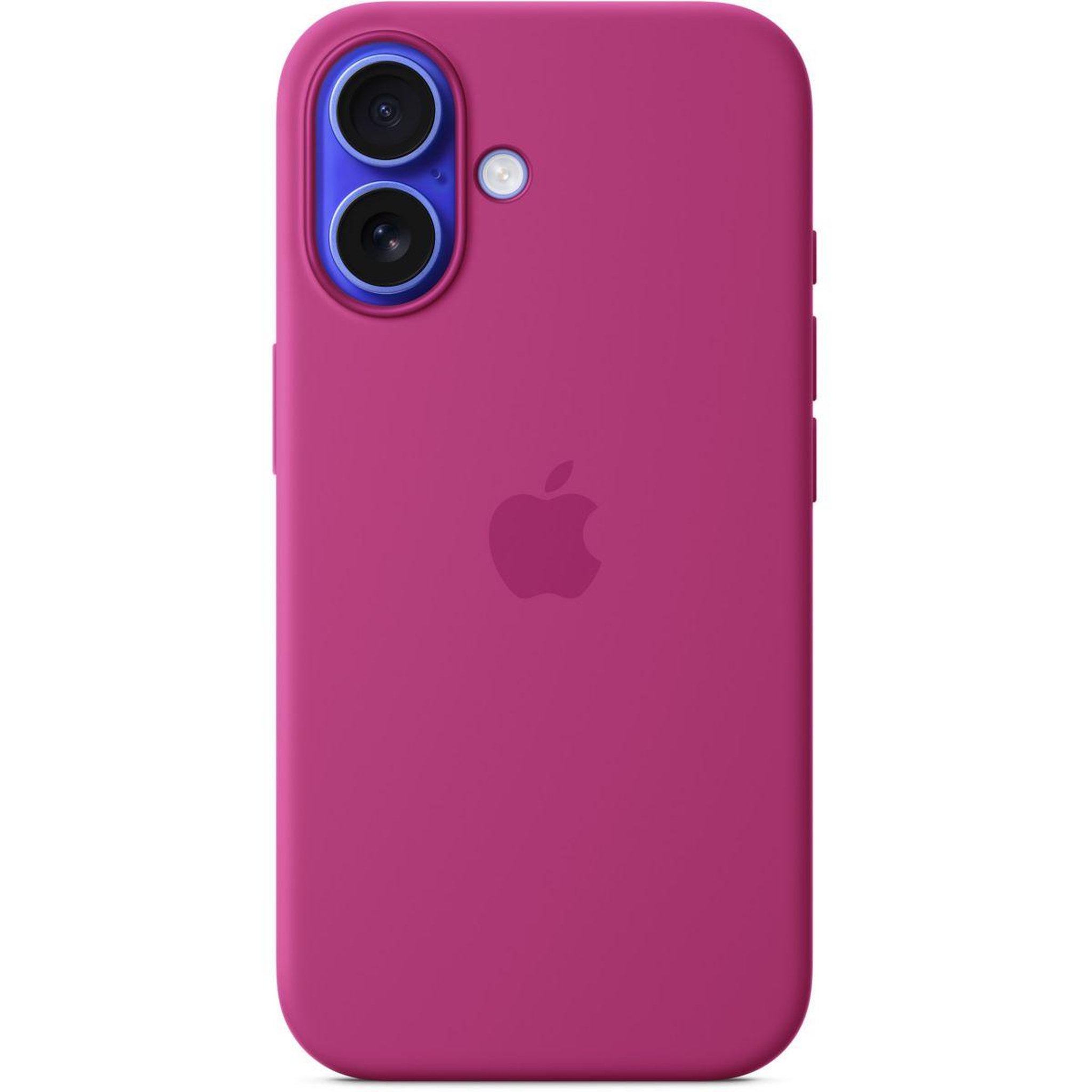 APPLE Coque iPhone 16 MagSafe Fuchsia silicone