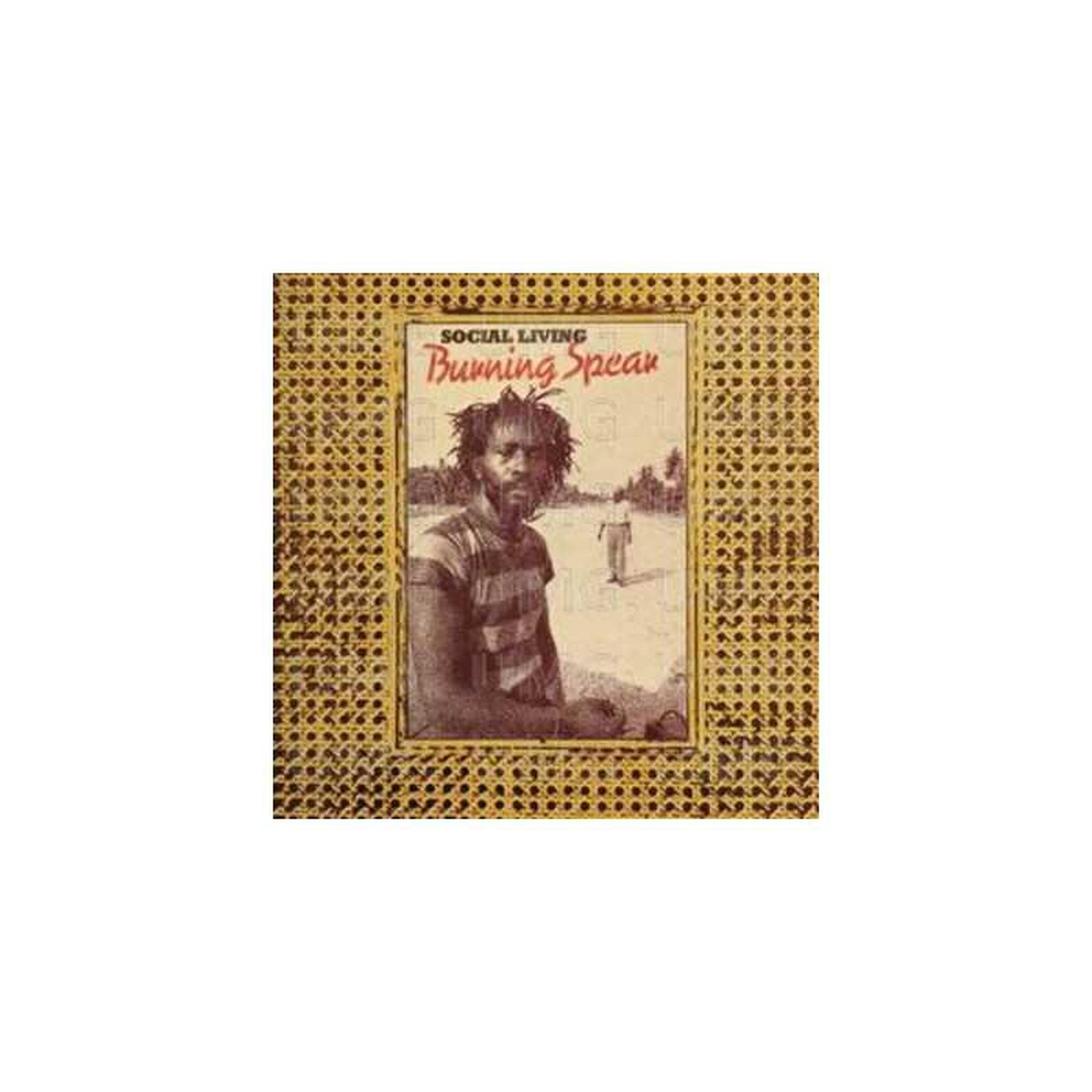 Double vinyle lp reggae ska/dub : burning spear social living & dub living, édition limitée