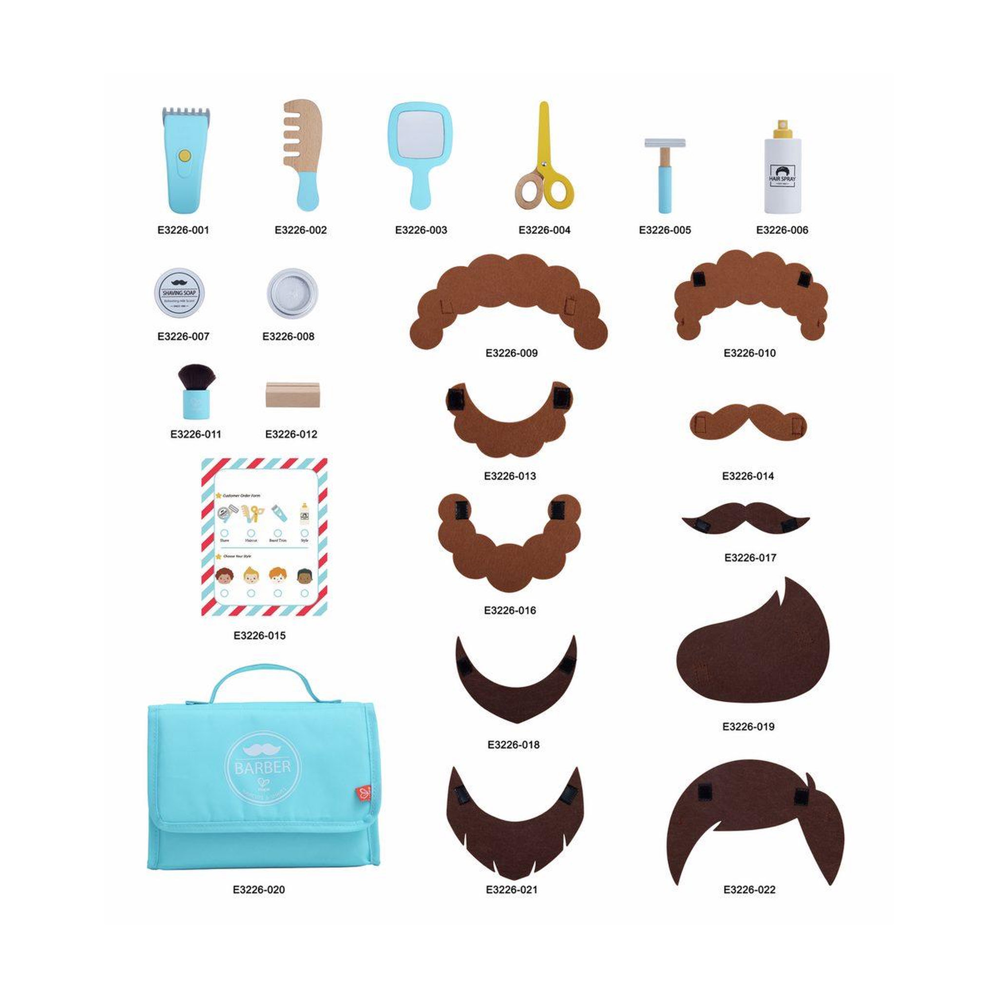 Voir la diapositive 3 : Hape valisette - Kit du petit barbier