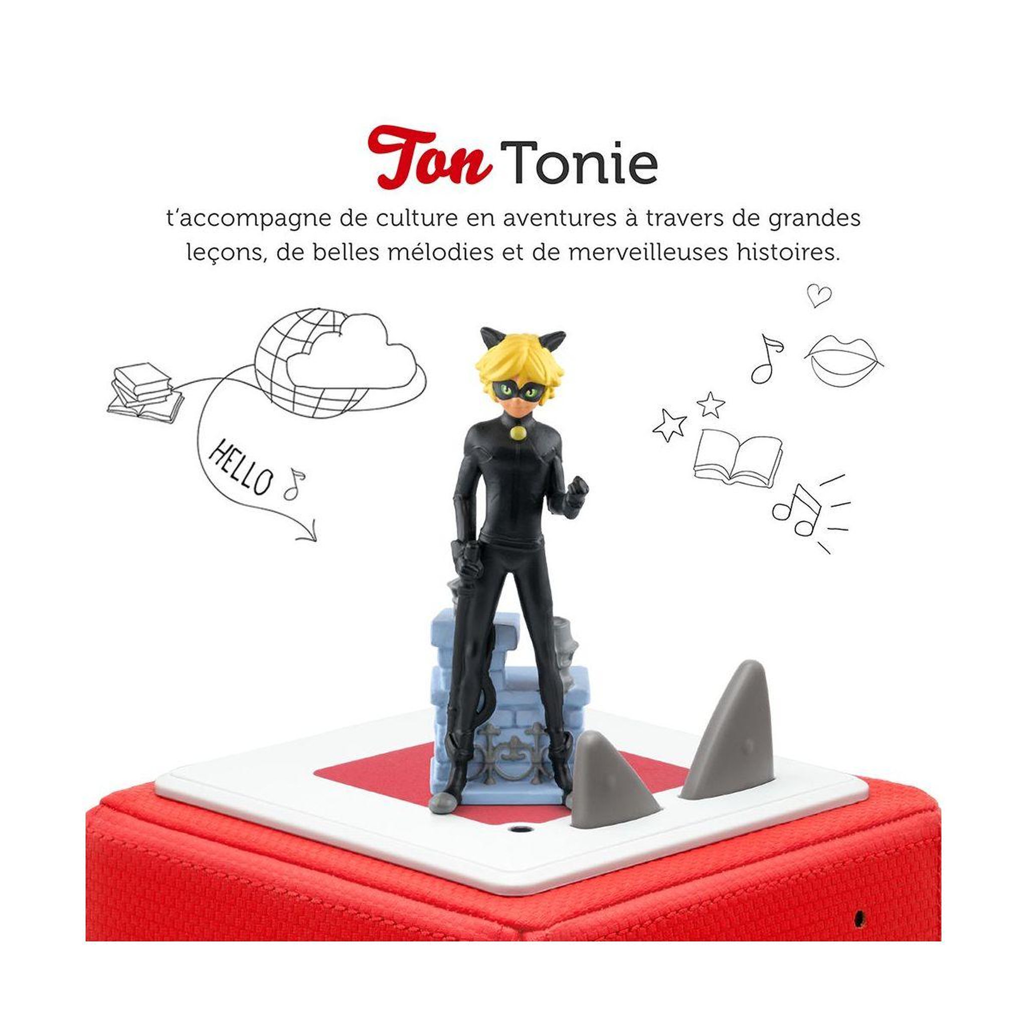 Voir la diapositive 3 : TONIES Figurine Miraculous (Chat noir)
