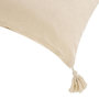 Voir la diapositive 3 : Paris Prix Coussin Déco Avec Pompons  Majestia  45x45cm Beige
