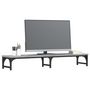 Voir la diapositive 3 : VIDAXL Support de moniteur sonoma gris 105x23x15,5cm bois d ingénierie