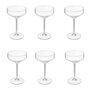 Voir la diapositive 1 : SECRET DE GOURMET Lot de 6 Coupes à Champagne  Nora  30cl Transparent
