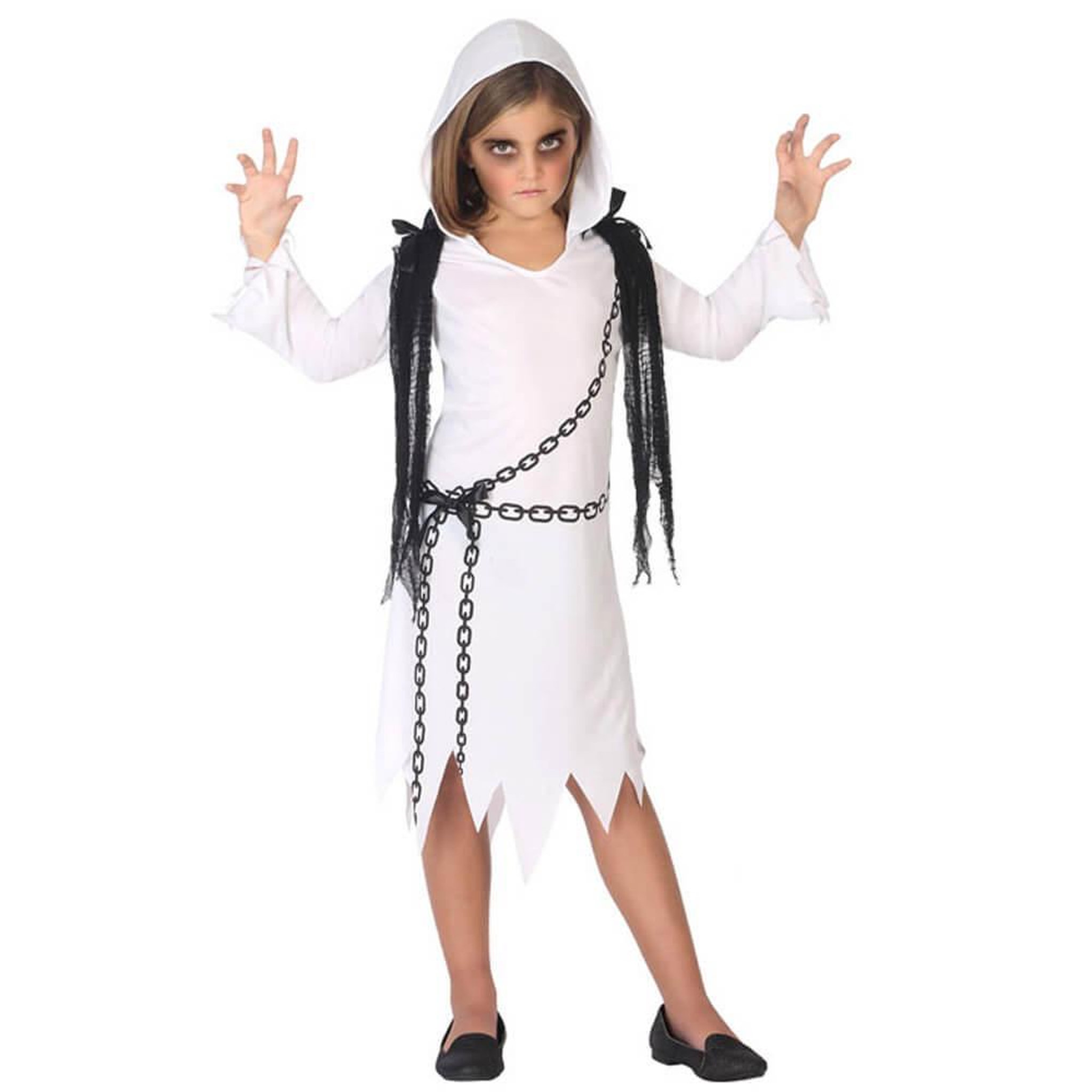 ATOSA Déguisement Fantôme - Fille - 10/12 ans (140 à 152 cm)