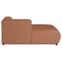 Voir la diapositive 6 : LISA DESIGN Suaro - module d'assise méridienne gauche en tissu texturé