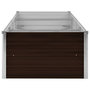 Voir la diapositive 4 : VIDAXL Lit sureleve de jardin Marron 240x80x45 cm Acier galvanise