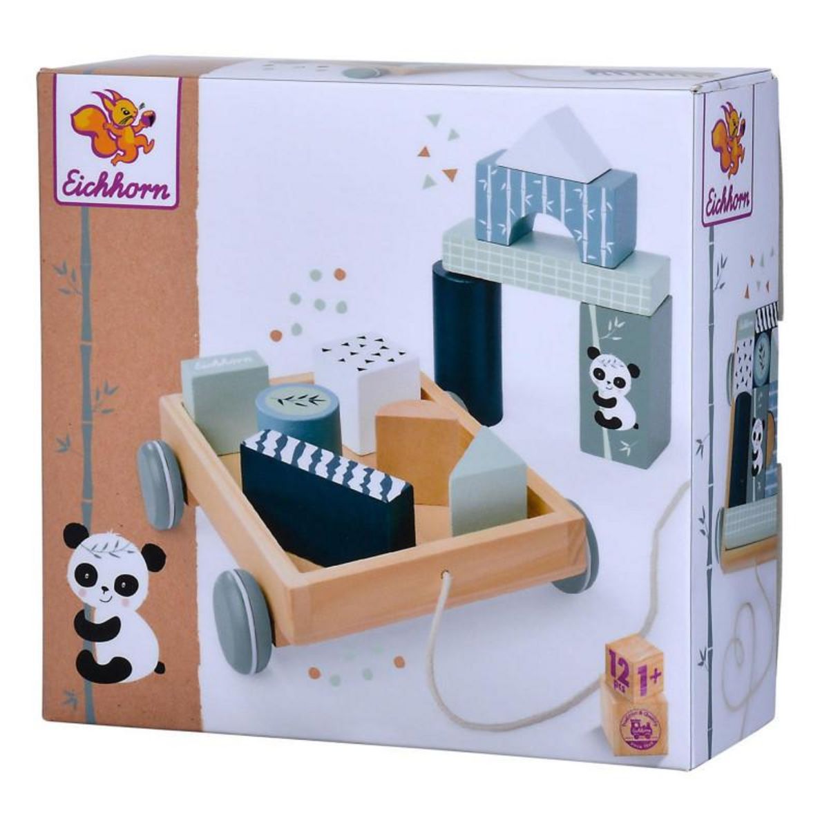 Eichhorn Eichhorn Wooden Chariot Panda 100003800