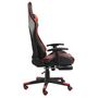 Voir la diapositive 3 : VIDAXL Chaise de jeu pivotante avec repose-pied Rouge PVC
