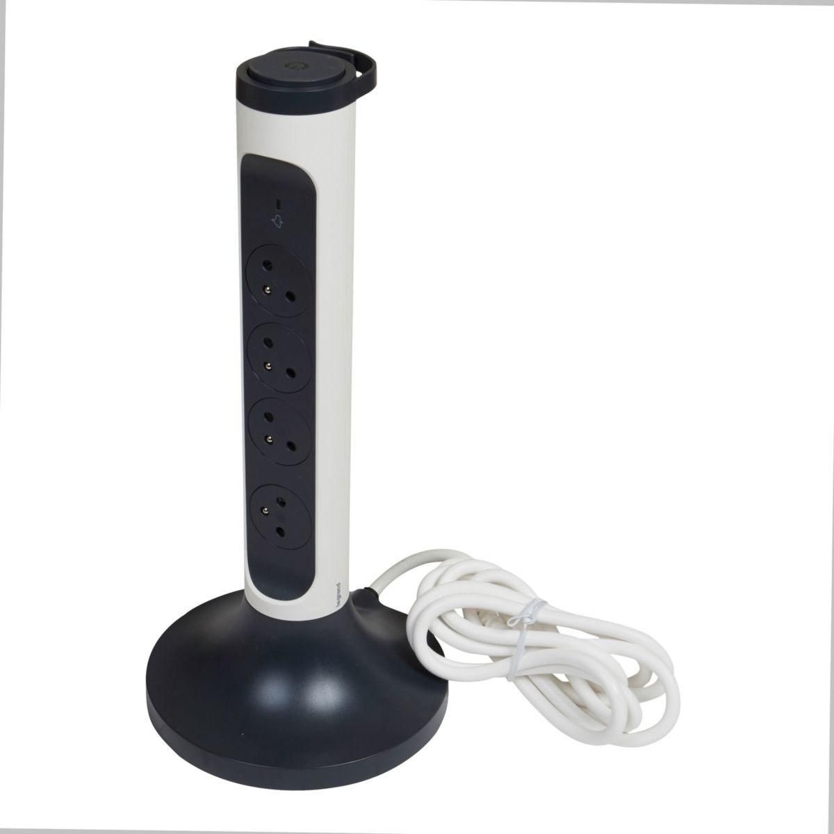 Legrand Multiprise FB 4X2P+T CORNER BUREAU TOUR PARAFOUDRE