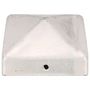Voir la diapositive 4 : VIDAXL Bouchons de poteau de cloture 6 pcs Metal galvanise 71x71 mm