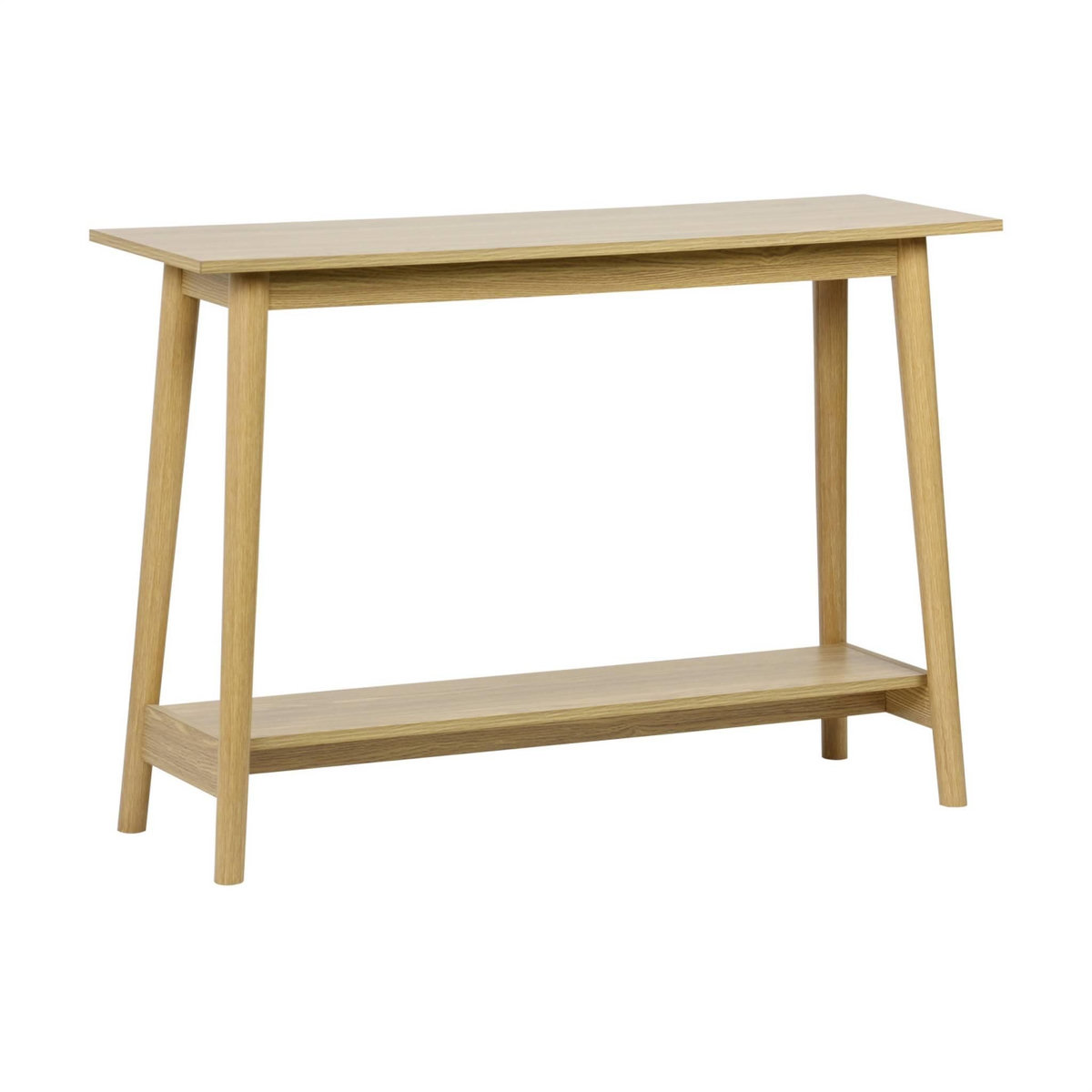 SWEEEK Console scandinave effet frêne. 1 étagère