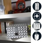 Master lock 9130EURTBLK Lot de 2 Cadenas à Clé en Aluminium Massif recouvert de Vinyle, noir, 3 x 5,2 x 1,6 cm