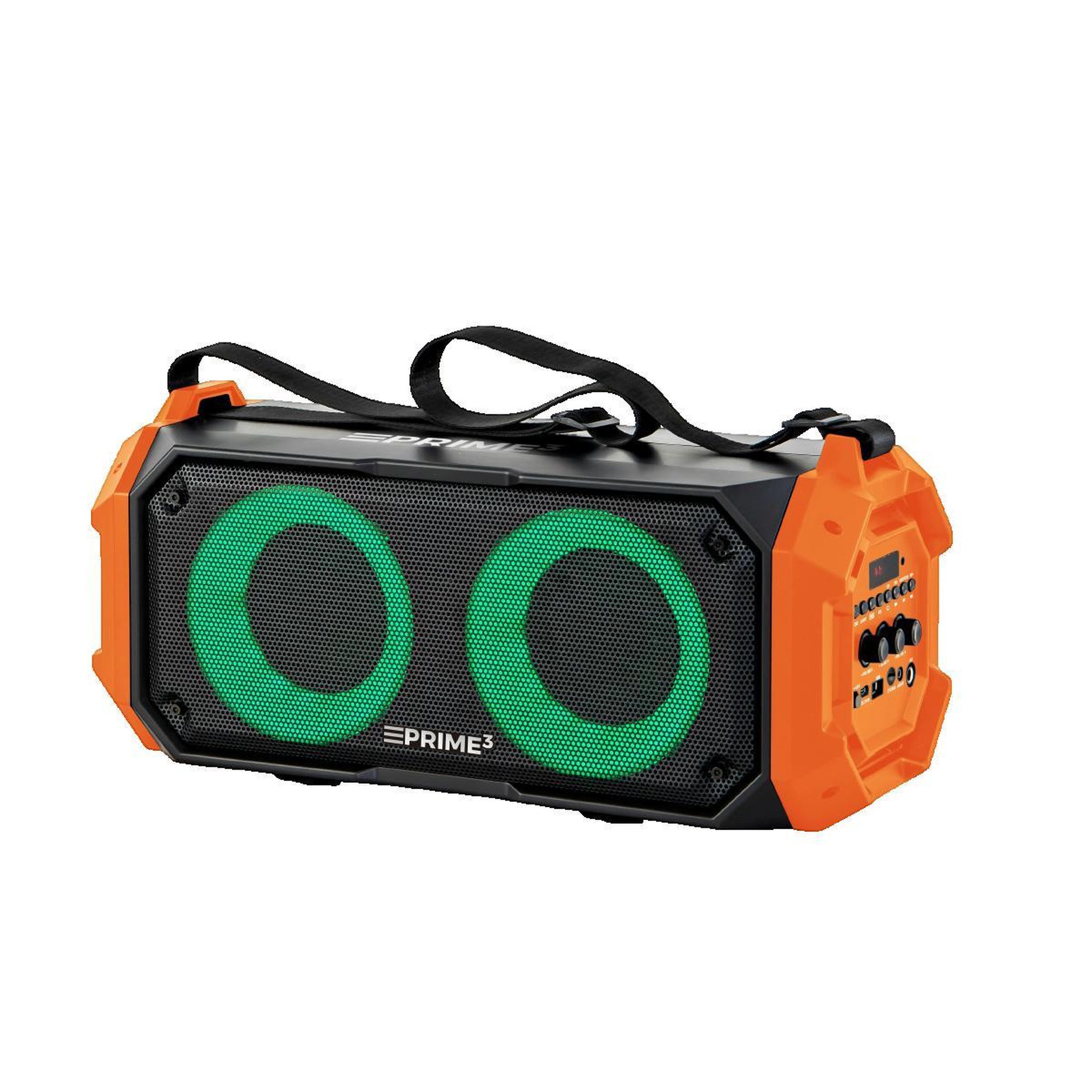 Voir la diapositive 2 : PRIME Enceinte portable Bluetooth Prime3 APS32  BANG!  avec Karaoké et Éclairage LED Multicolore