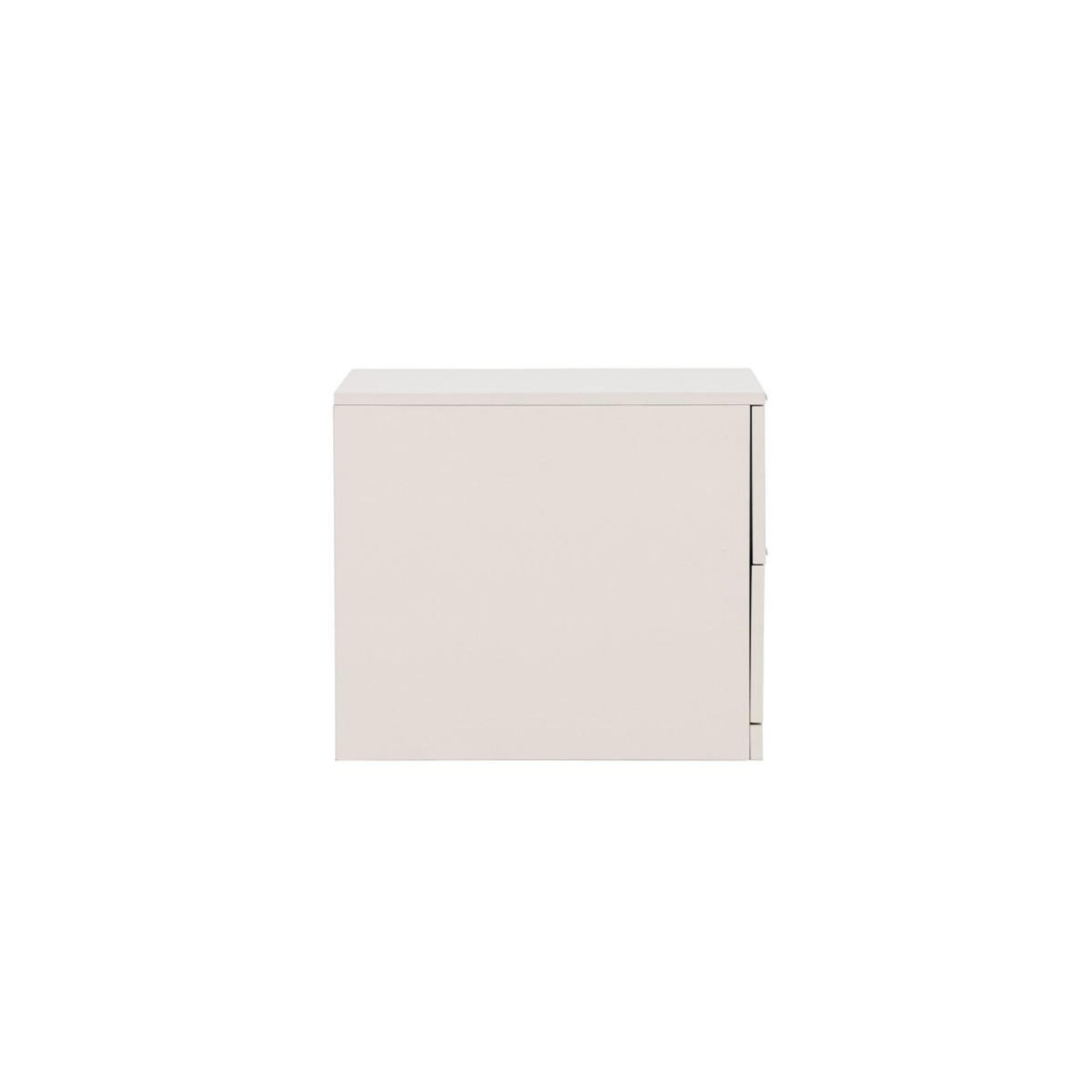 Paris Prix Table de Chevet 2 Tiroirs  Nice  52cm Beige