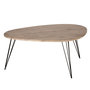 Voir la diapositive 1 : ATMOSPHERA Table basse design Neile - L. 97 x H. 50 cm - Noir