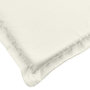 Voir la diapositive 5 : VIDAXL Coussin de banc de jardin creme melange 150x50x7 cm tissu