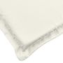 Voir la diapositive 5 : VIDAXL Coussin de banc de jardin creme melange 150x50x7 cm tissu