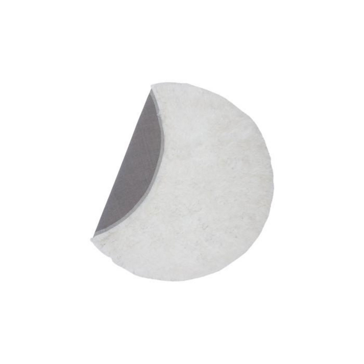 Paris Prix Tapis Rond Design  Grace  200cm Blanc
