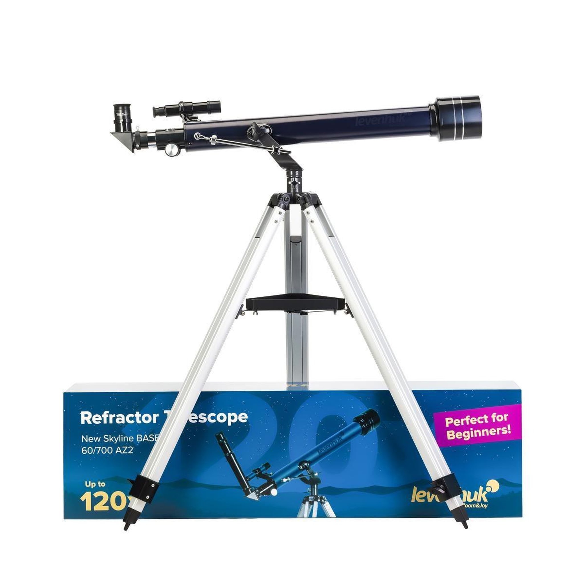 Voir la diapositive 2 : LEVENHUK Télescope  new skyline base 60/700 az2