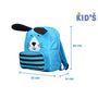 Voir la diapositive 6 : Bagtrotter BAGTROTTER Sac à dos gouter maternelle 3D Chien Kids Bleu