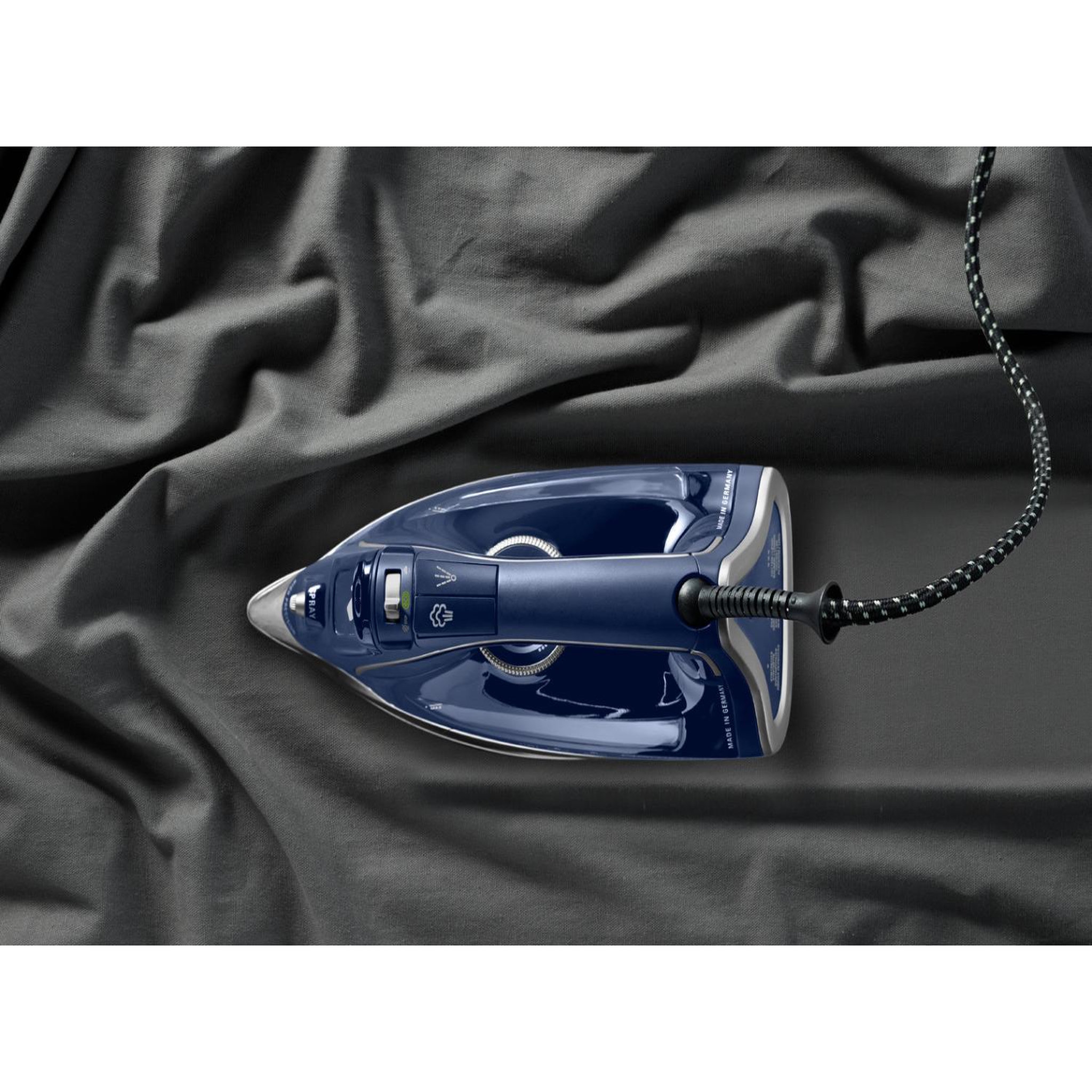 Voir la diapositive 3 : ROWENTA Rowenta DW8215 Fer à repasser à sec ou à vapeur Semelle Laser HD Microsteam 400 2800 W Bleu