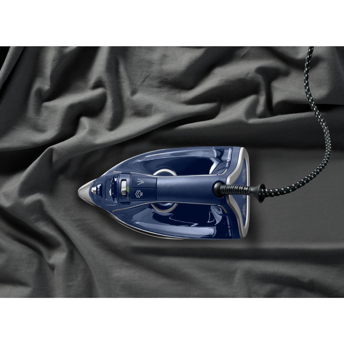 ROWENTA Rowenta DW8215 Fer à repasser à sec ou à vapeur Semelle Laser HD Microsteam 400 2800 W Bleu