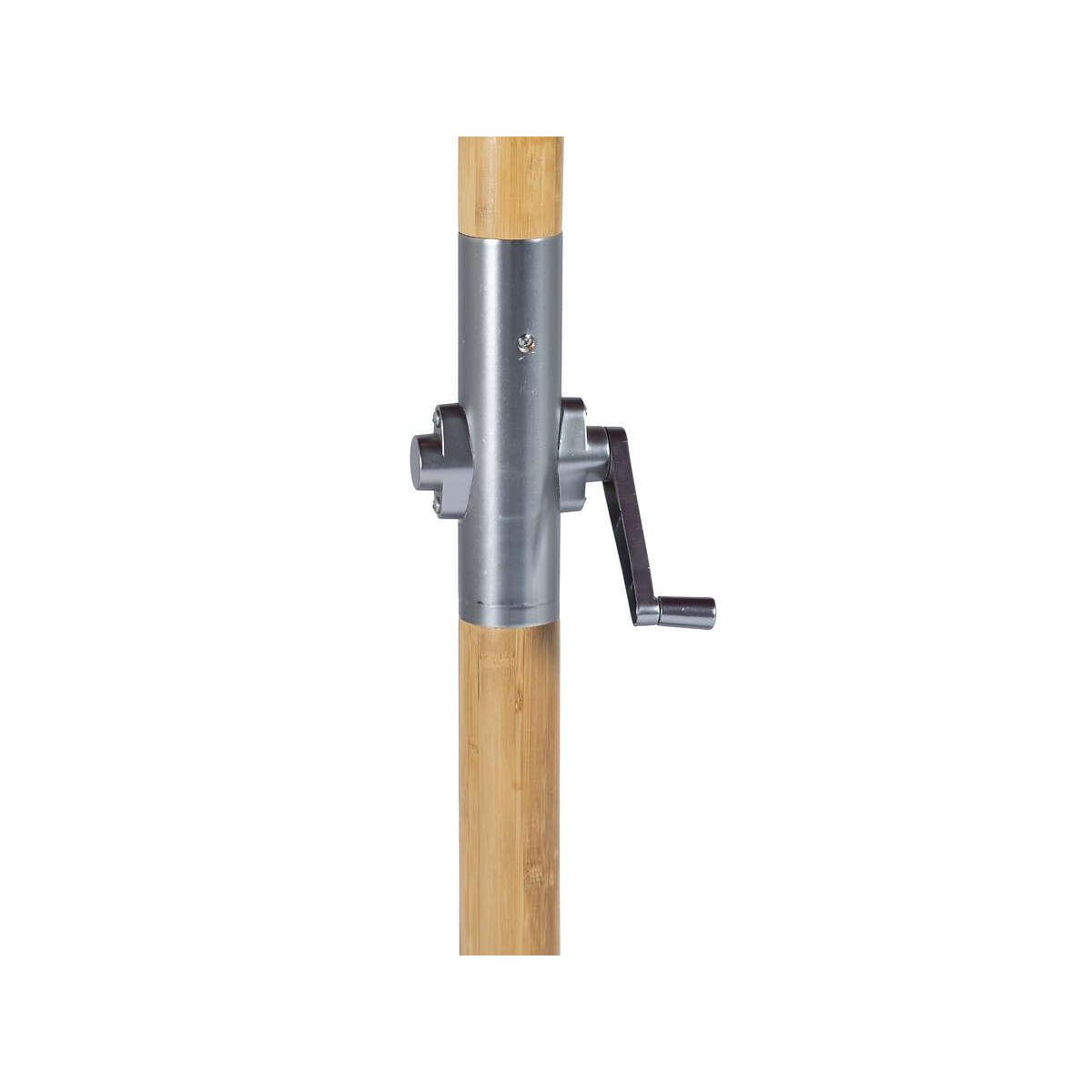 HESPERIDE Parasol droit rond Tinaei Taupe - 3 m - Hespéride