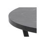 Voir la diapositive 3 : CONCEPT USINE Table basse ronde effet marbre noir HARLEM