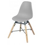 DIVERS Chaise design scandinave enfant Judy. Coloris disponibles : Blanc, Rose, Bleu, Gris