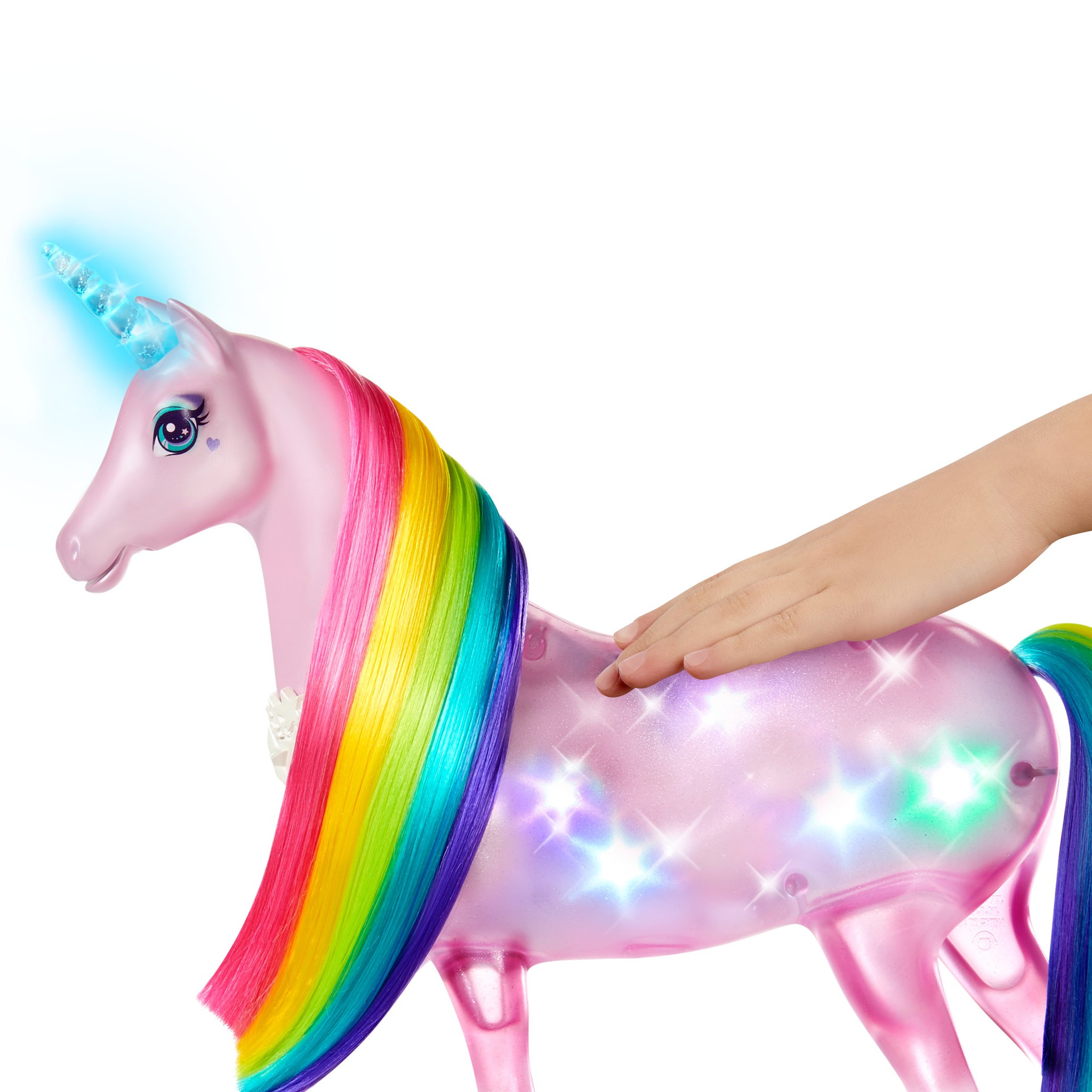 Voir la diapositive 3 : BARBIE Barbie et sa licorne lumières magiques - Barbie