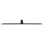 Voir la diapositive 3 : VIDAXL Pomme de douche pluie Acier inoxydable 50x50 cm Carree Noir