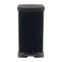 Voir la diapositive 1 : CURVER CURVER Decobin Poubelle a pédale rectangulaire - 50 L - Noir carbone