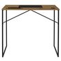 Voir la diapositive 2 : Paris Prix Bureau Design  Link  90cm Naturel & Noir