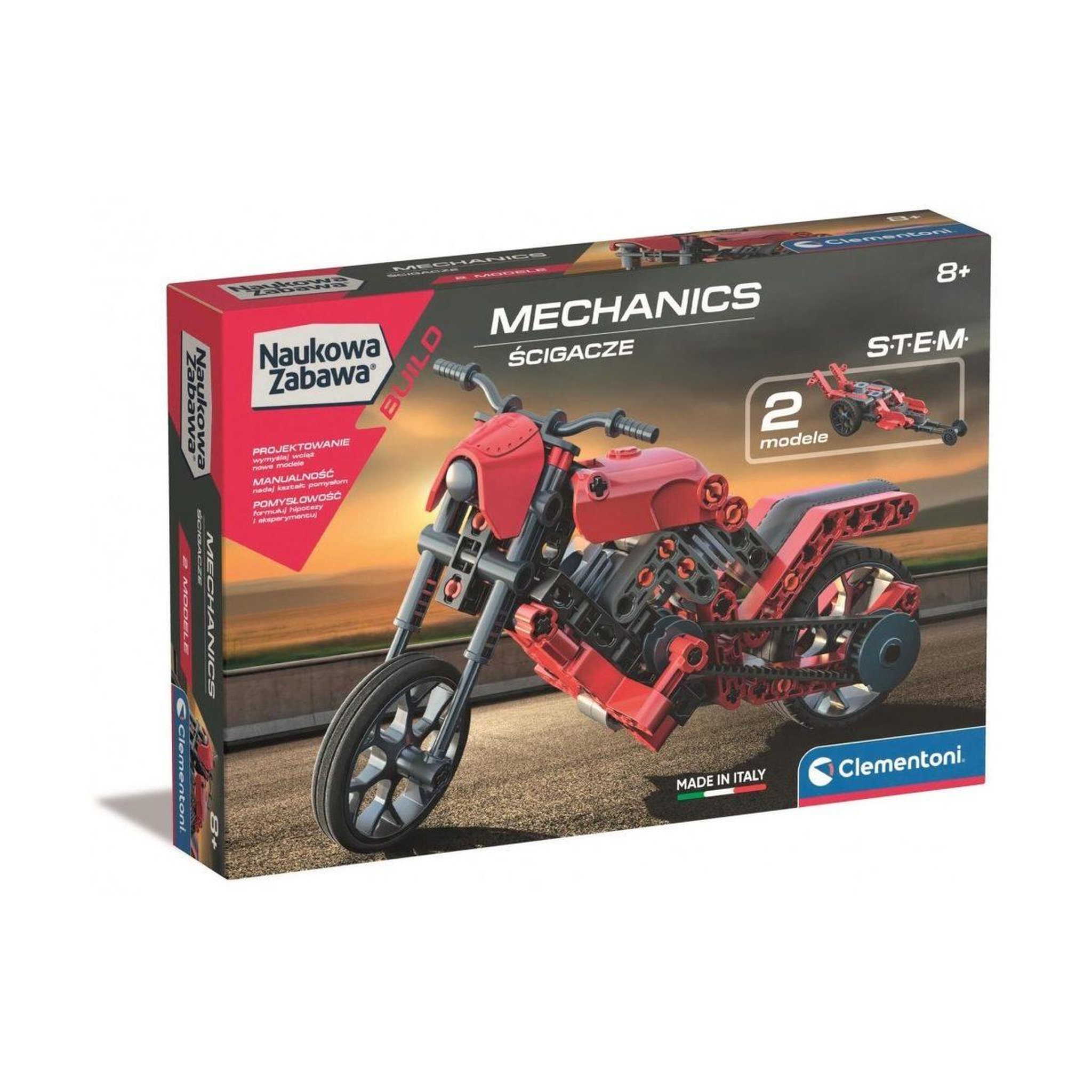CLEMENTONI Coffret scientifique  50789 science  and  jeu - labo mécanique bolides