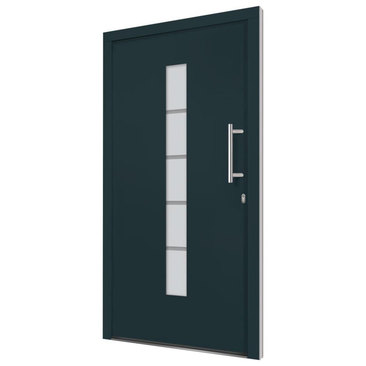 VIDAXL Porte d'entree Aluminium et PVC Anthracite 100x210 cm
