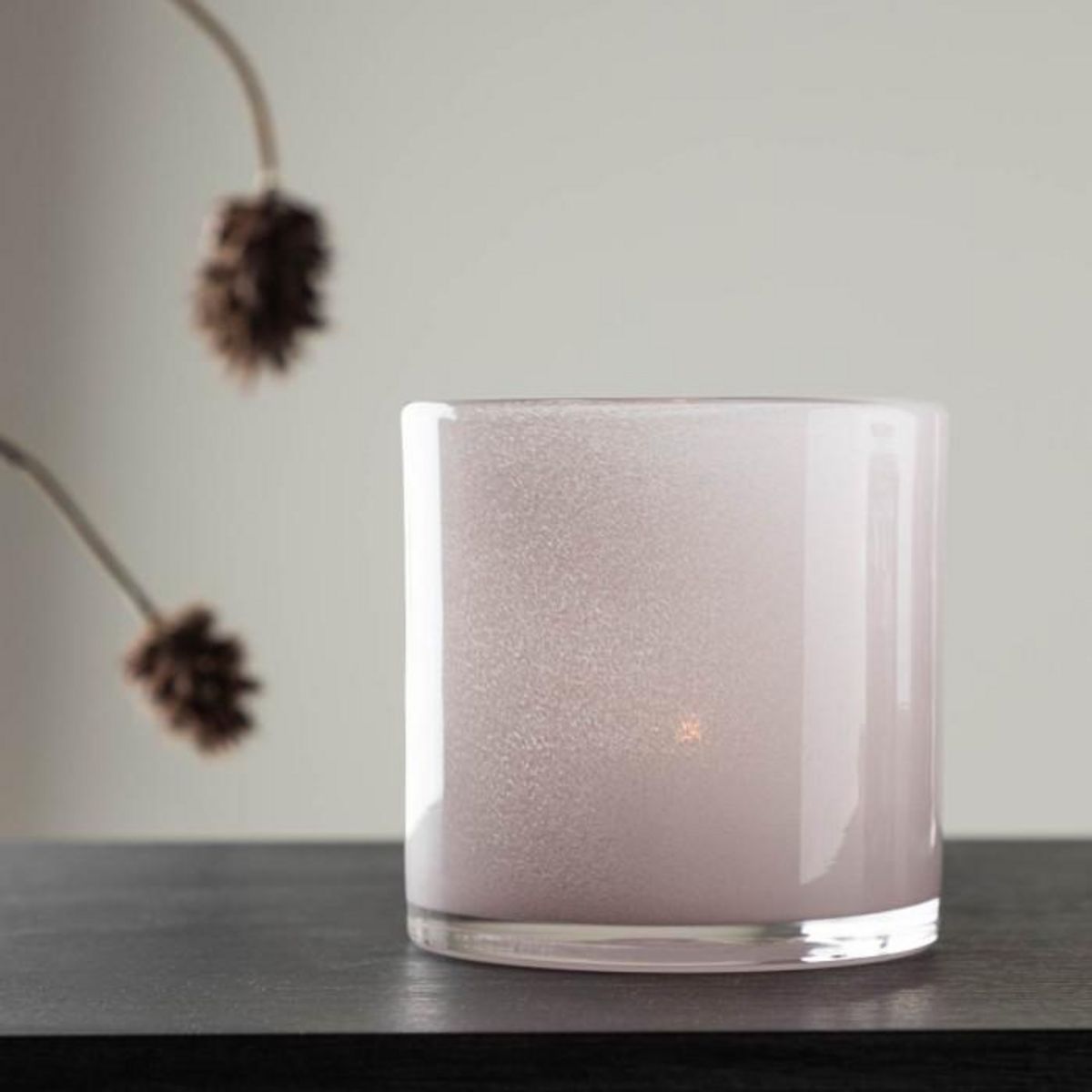 Paris Prix Photophore Déco  Gloria  10cm Rose Clair