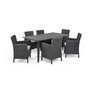 Voir la diapositive 5 : ALLIBERT JARDIN ALLIBERT JARDIN Table Lima 160 6 personnes - Design contemporain - Graphite