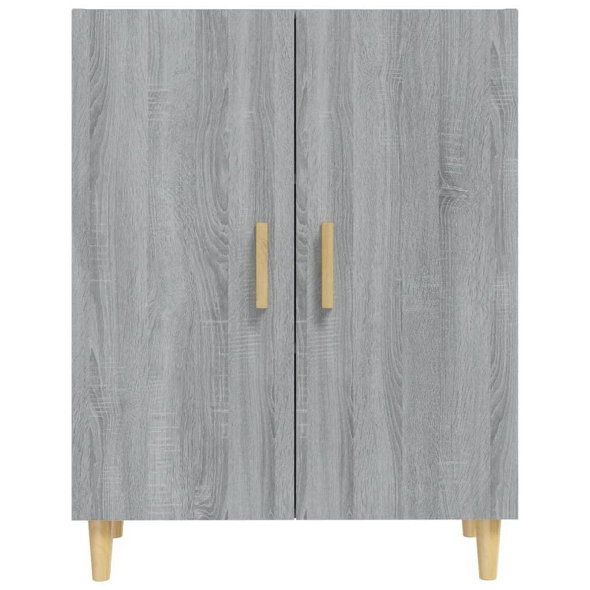 VIDAXL Buffet Sonoma gris 70x34x90 cm Bois d'ingenierie
