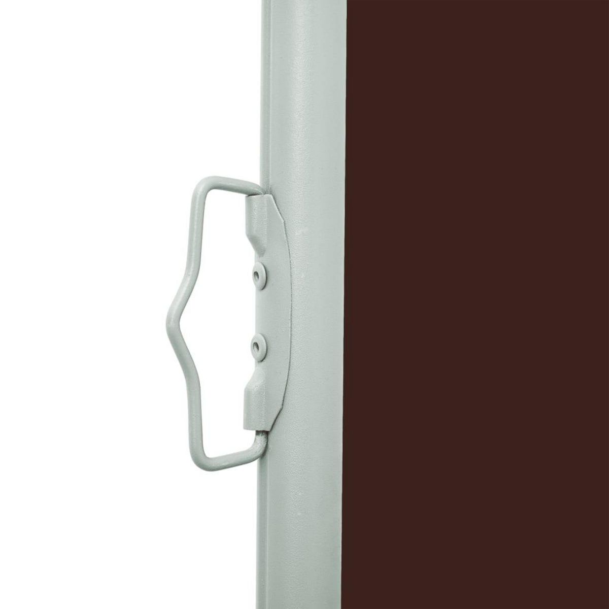 VIDAXL Auvent lateral retractable de patio 140x600 cm Marron