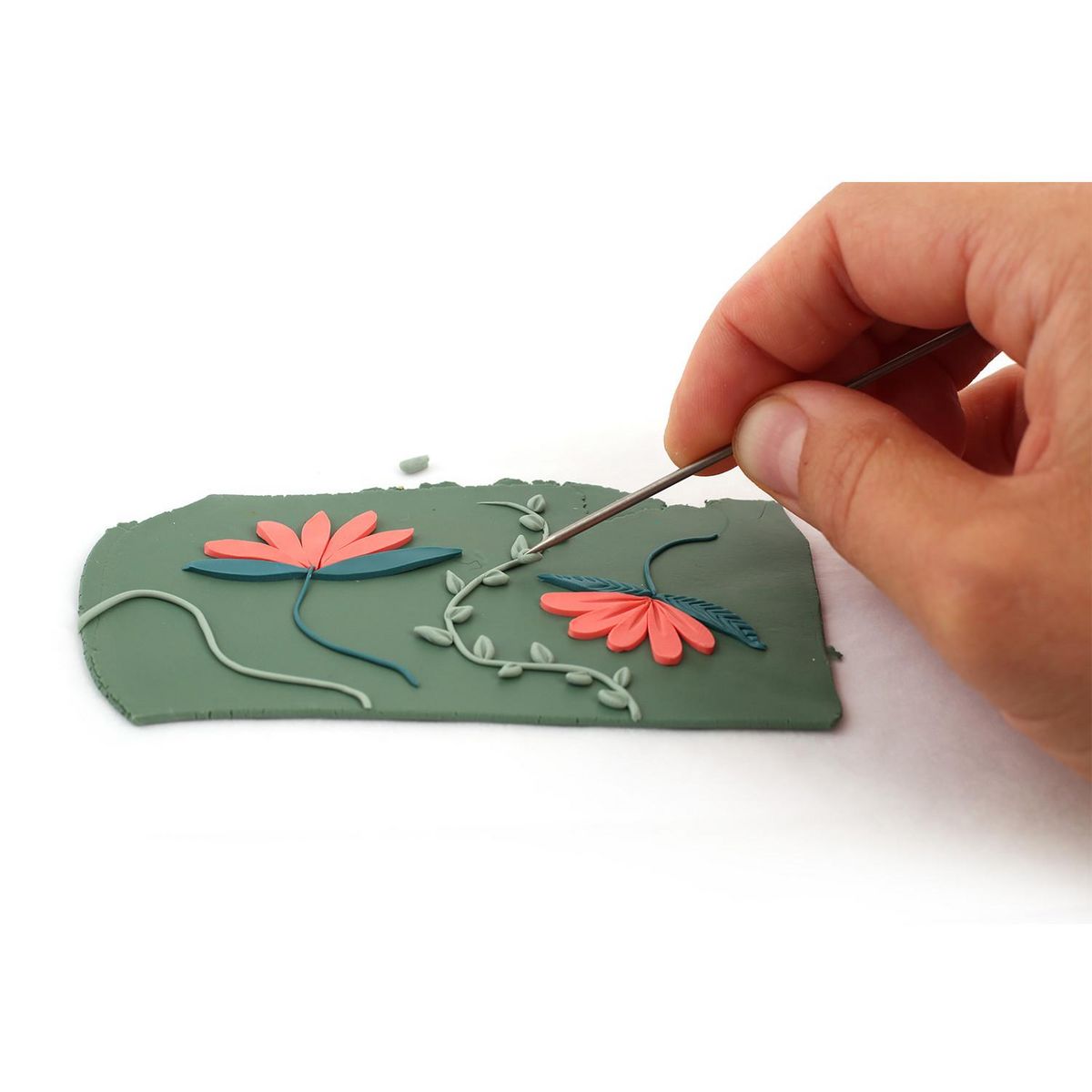 Staedtler Coffret bijoux en pâte polymère - technique du Slab