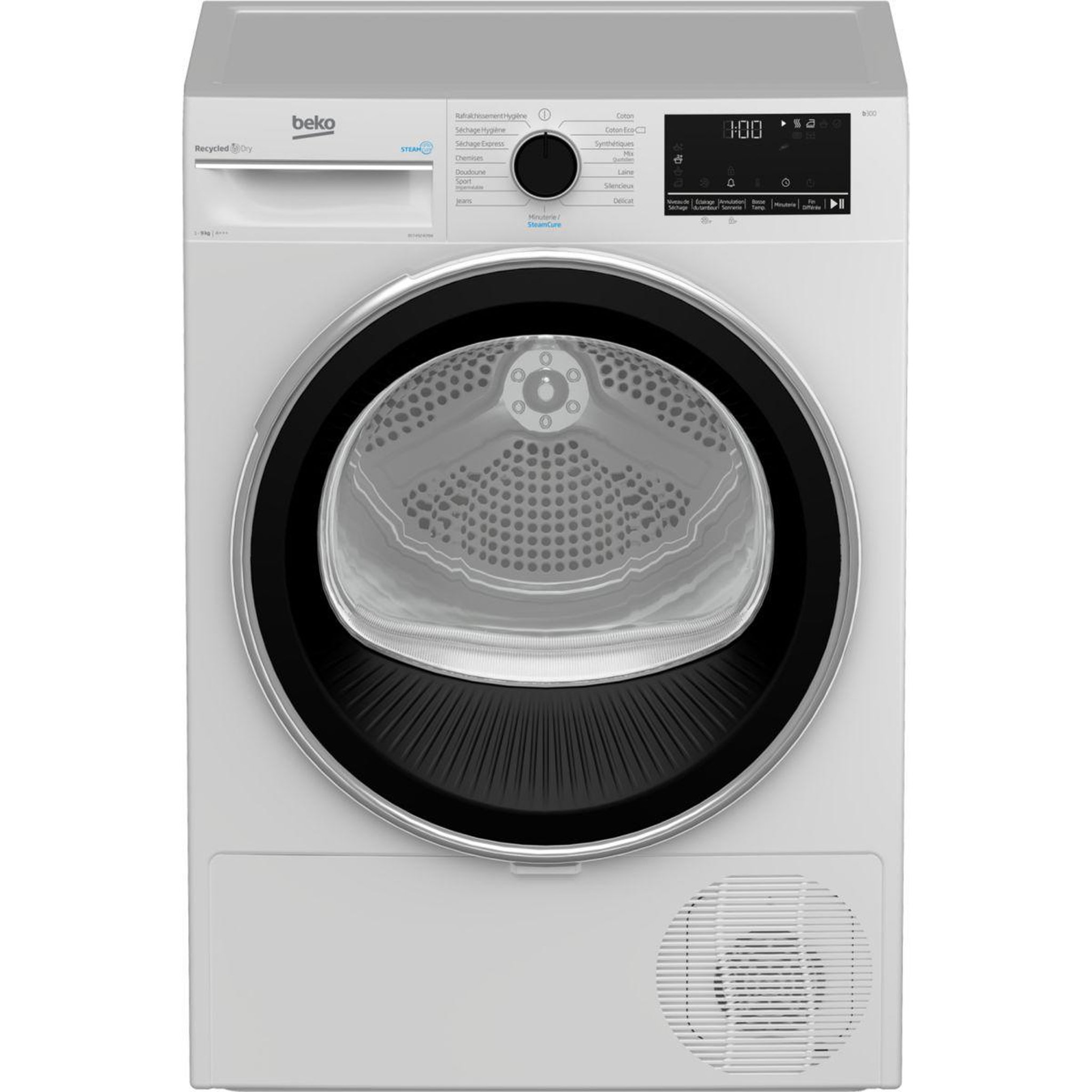 Voir la diapositive 1 : Beko Sèche linge pompe à chaleur B5T492409W