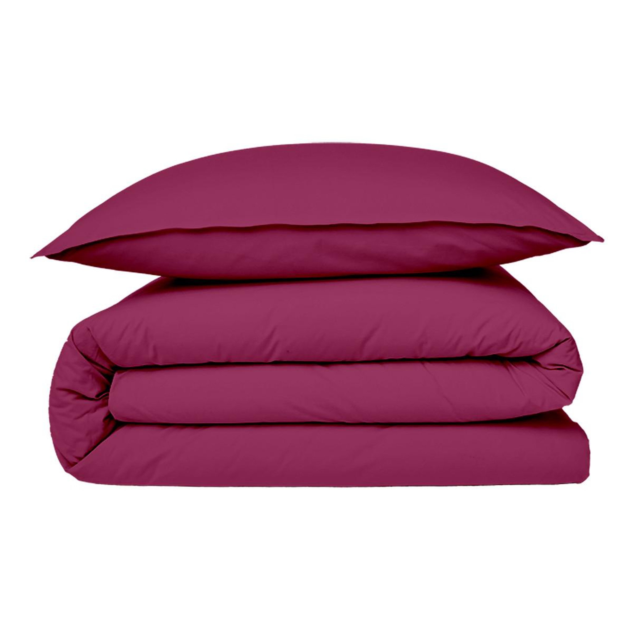 Voir la diapositive 1 : FUTURE HOME Housse de couette en coton 57 fils unie