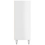 Voir la diapositive 5 : VIDAXL Buffet blanc brillant 34,5x32,5x90 cm bois d'ingenierie