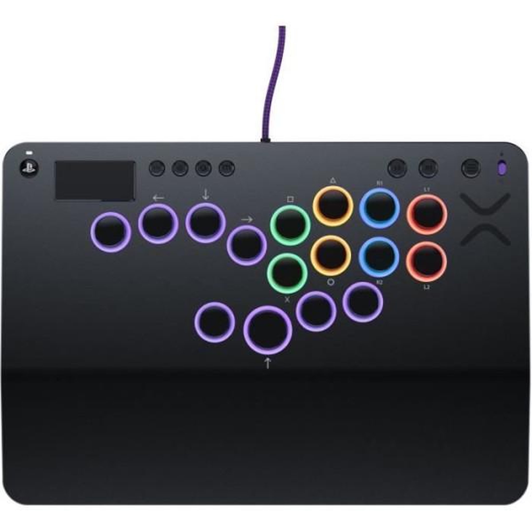 Voir la diapositive 2 : Turtle Beach Manette de combat sans levier - Xbox - Victrix Pro KO Leverless Fight Stick - Gris