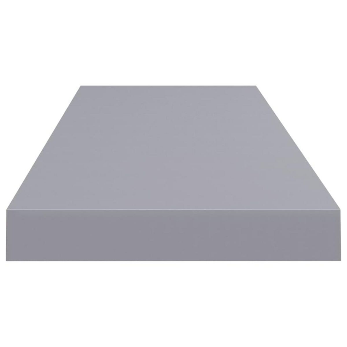 VIDAXL Etageres murales flottantes 4 pcs gris 80x23,5x3,8 cm MDF