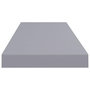 Voir la diapositive 5 : VIDAXL Etageres murales flottantes 4 pcs gris 80x23,5x3,8 cm MDF