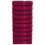 Voir la diapositive 1 : VIDAXL Serviettes de bain de qualité supérieure SOLUND 10 pcs bordeaux
