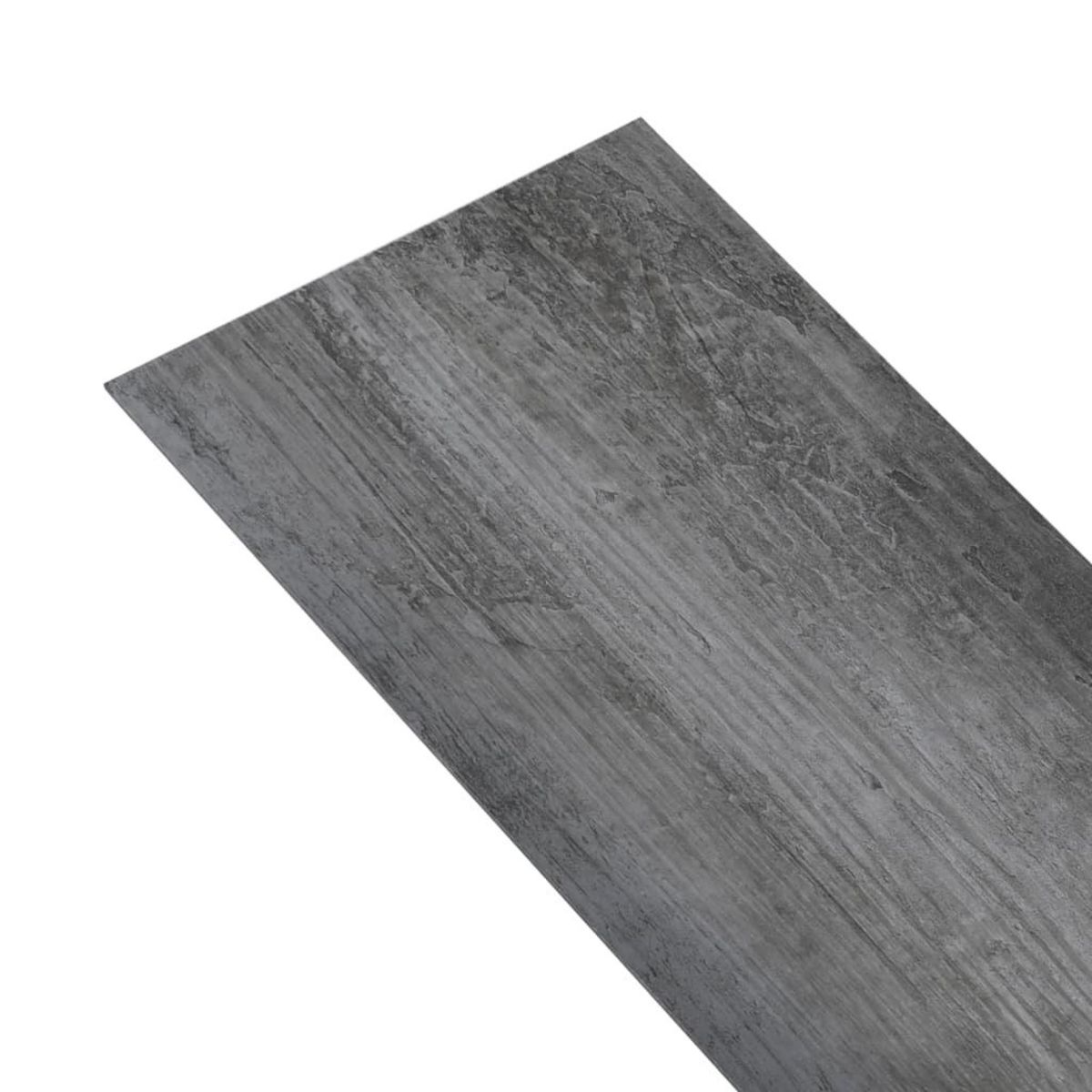 VIDAXL Dalles de plancher PVC 5,02 m^2 2 mm autoadhesif gris brillant