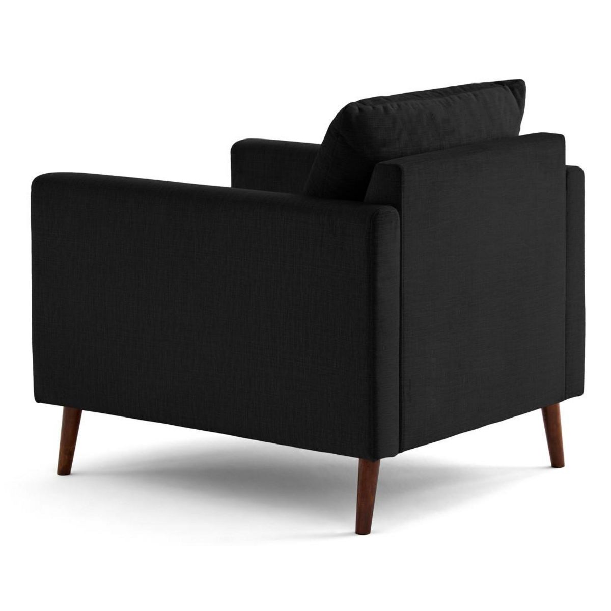 LISA DESIGN Ostrava - fauteuil en velours pieds en bois