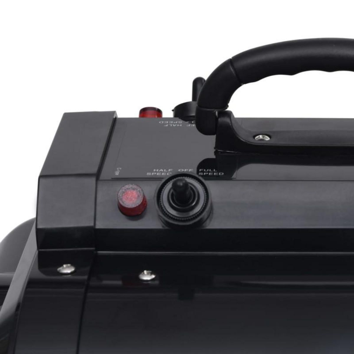 VIDAXL Sèche poils à double moteur pour animaux de compagnie Noir